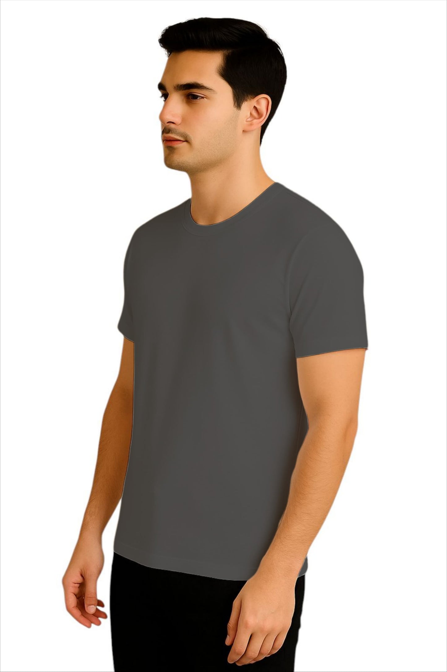 LEHZA Cotton T-Shirt – Premium Fabric (Grey)