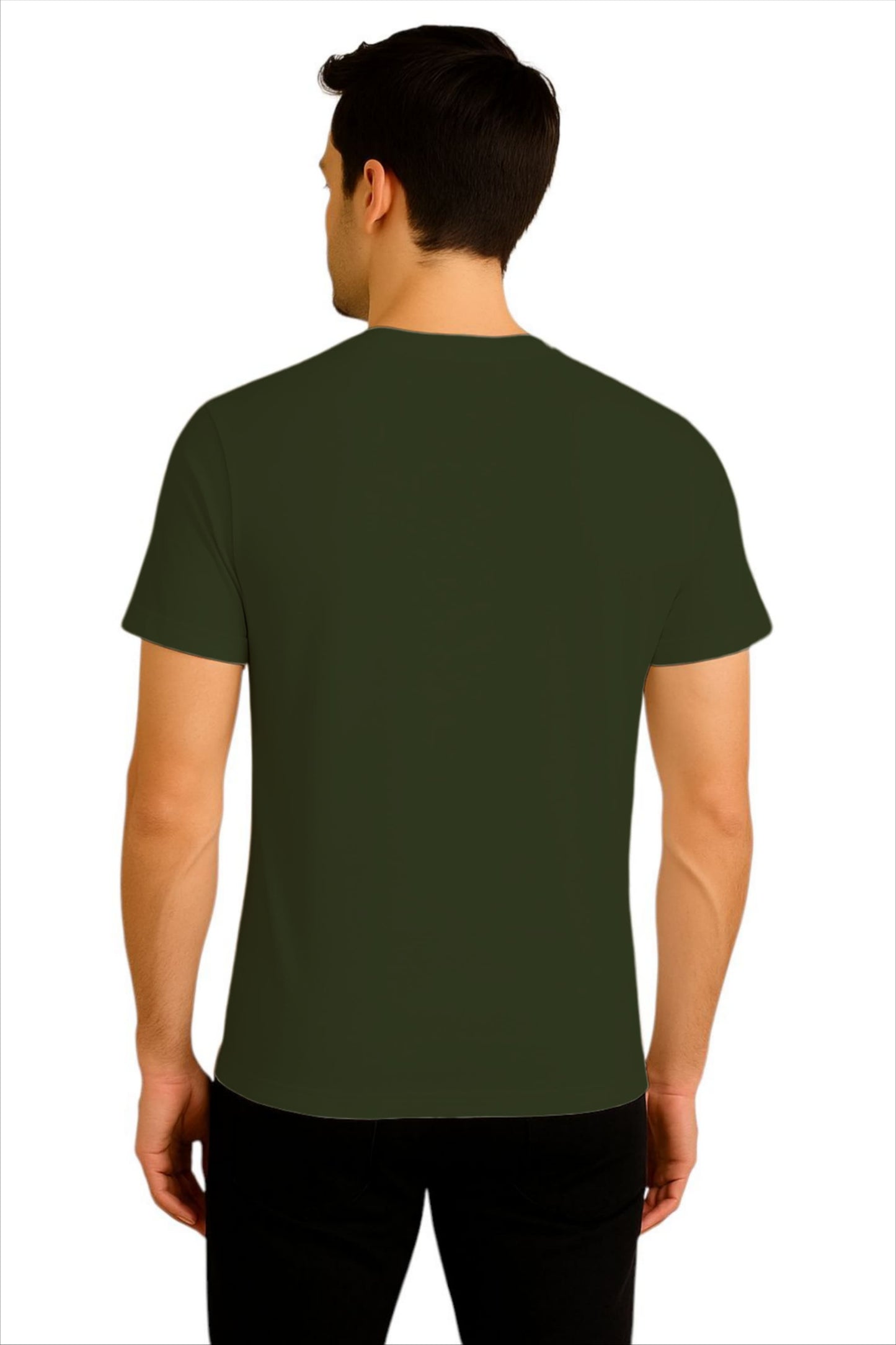 LEHZA Cotton T-Shirt – Premium Fabric (Deep Green)