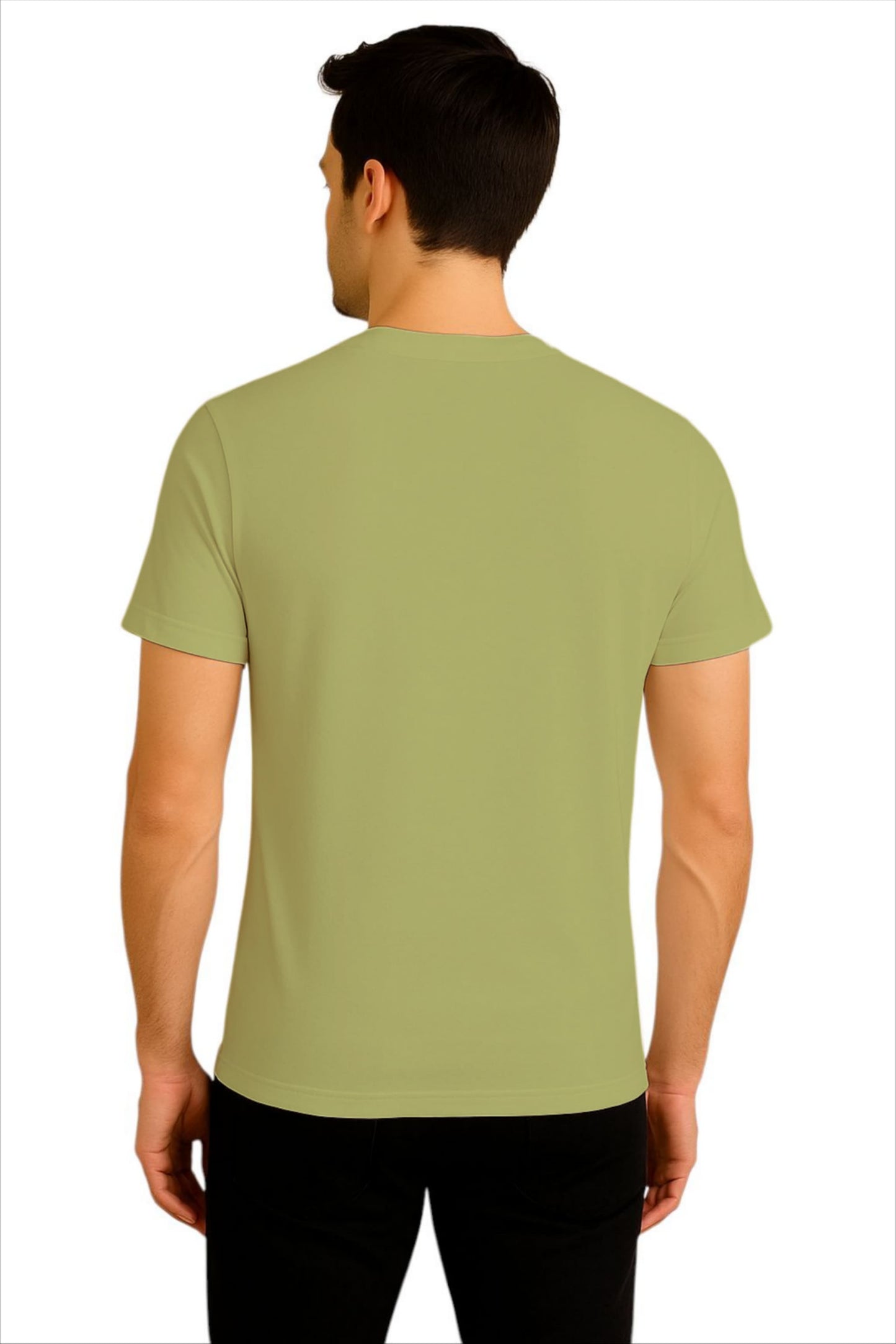 LEHZA Cotton T-Shirt – Premium Fabric (Light Green)