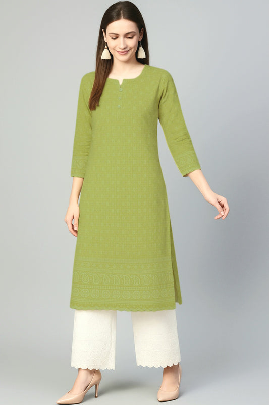 LEHZA Suit – Ethnic Wardrobe (Light Green)