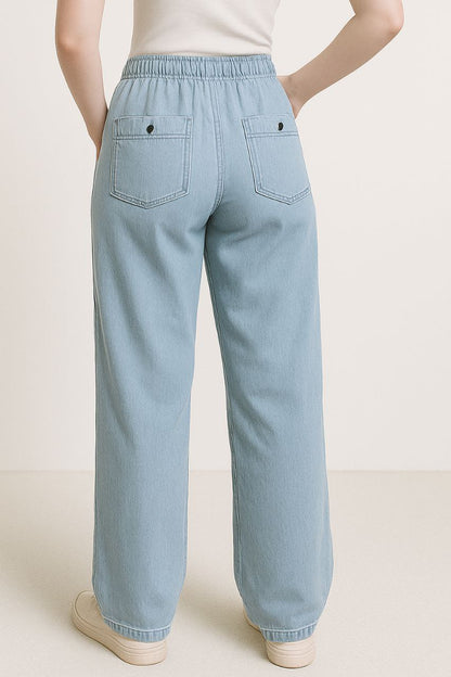 LEHZA Casual Joggers – Stay Stylish (Blue)