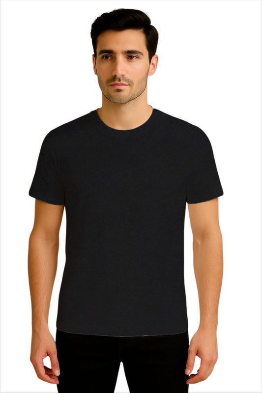 LEHZA Cotton T-Shirt – Premium Fabric (Black)