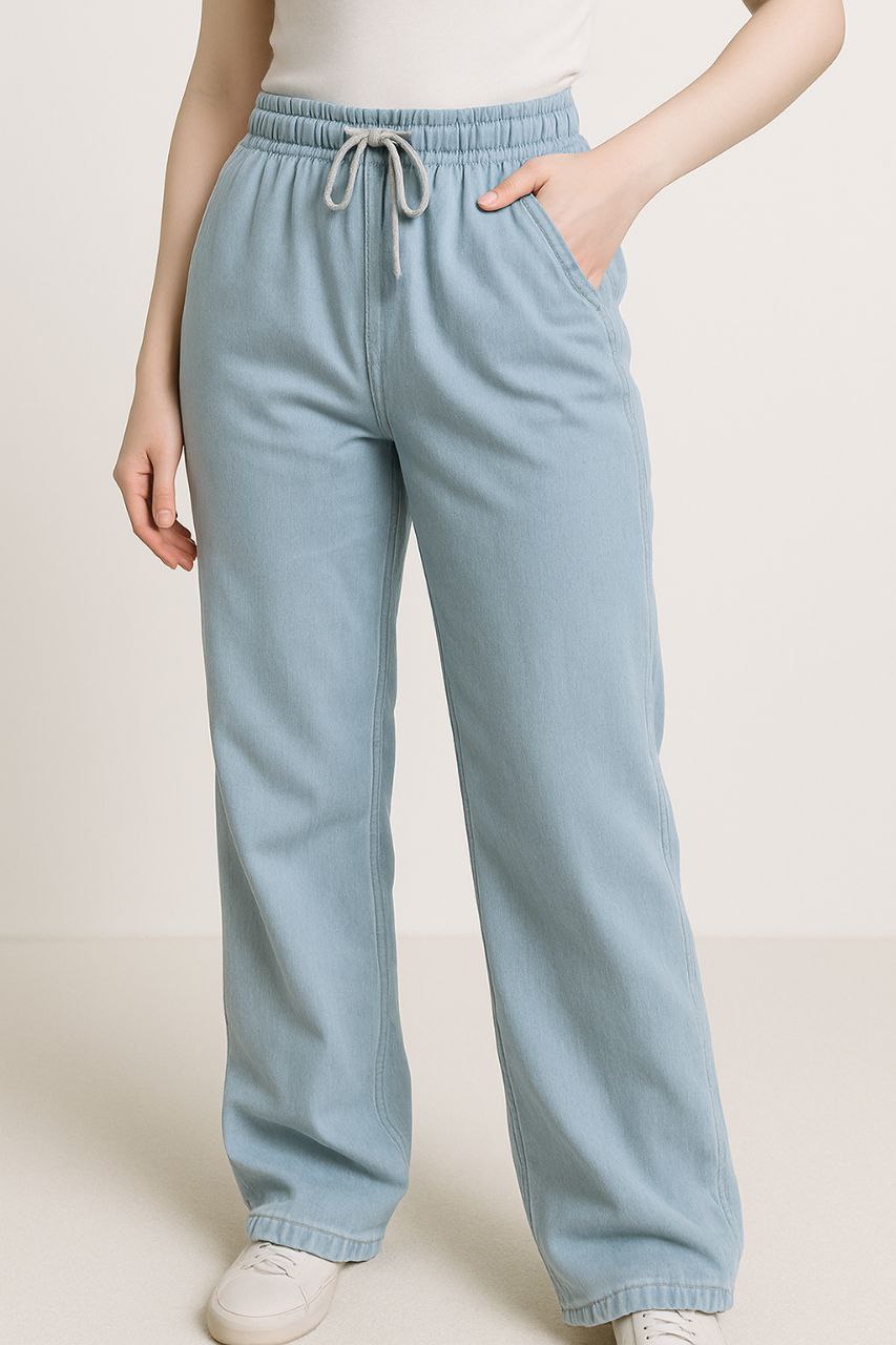 LEHZA Casual Joggers – Stay Stylish (Blue)