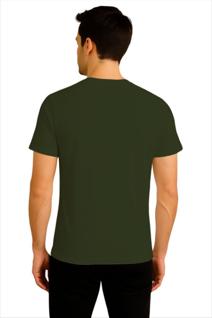 LEHZA Cotton T-Shirt – Premium Fabric (Deep Green)