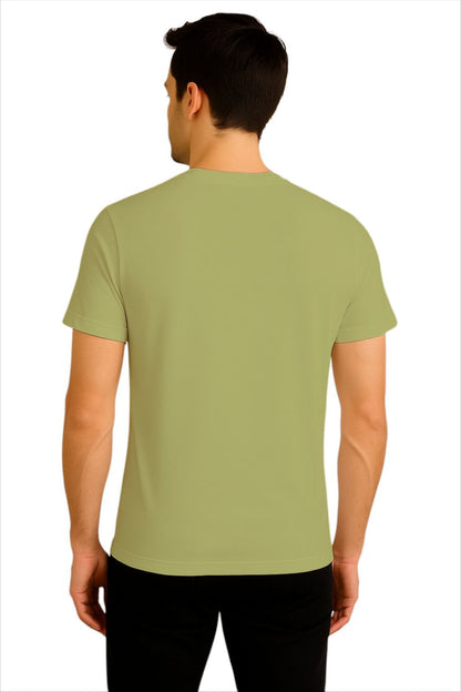 LEHZA Cotton T-Shirt – Premium Fabric (Light Green)