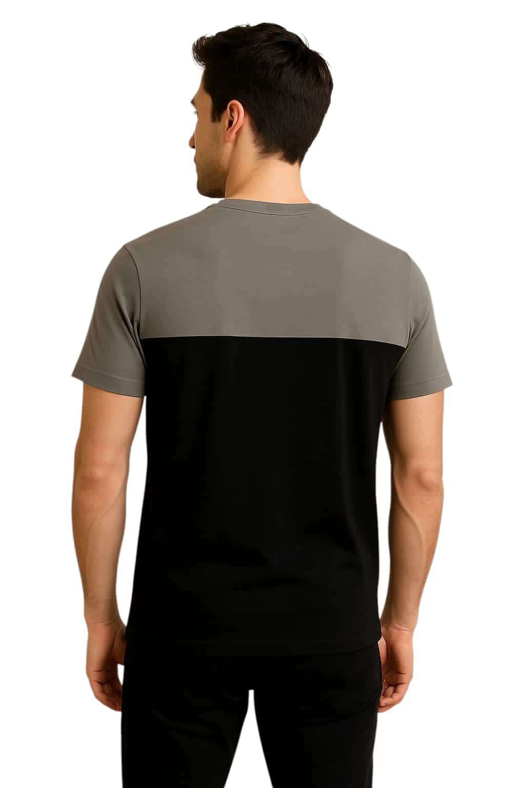 LEHZA Cotton T-Shirt – Premium Fabric (Black & Grey)
